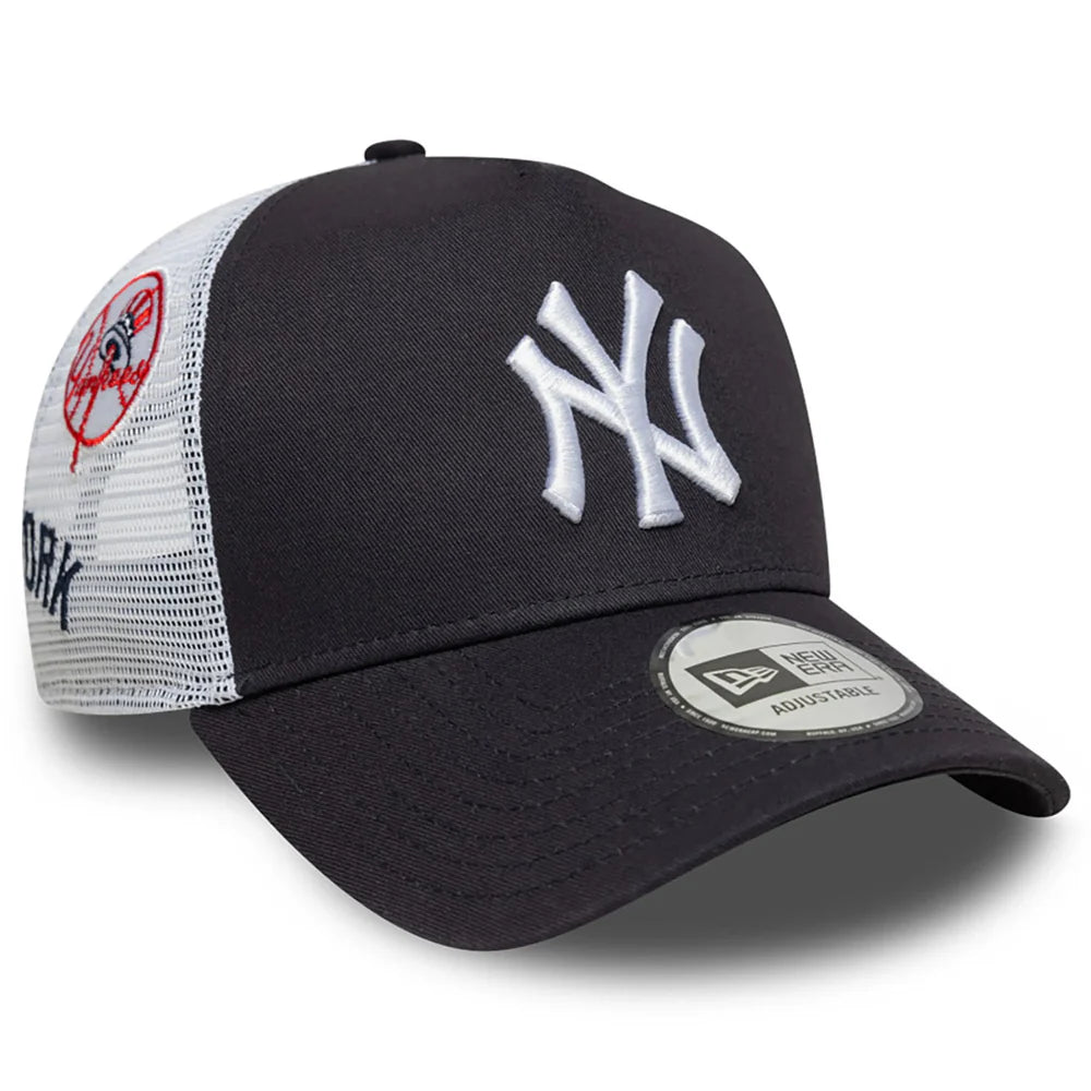 New Era - New York Yankees Multi Patch Trucker Cap - Navy/White